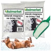 CHLOREK MAGNEZU Do LODU 10kg Lepszy niż sol ANTYLÓD oblodzone Drogi Chodnik