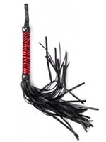 red small leopard flogger