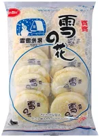 Krakersy ryżowe, śnieżne senbei z polewą cukrową 150g - Bin Bin