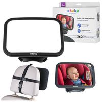 AKUKU Regulowane lusterko do obserwacji dziecka w samochodzie