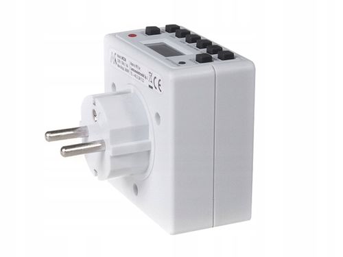 WYLACZNIK WŁĄCZNIK BOJLER PROGRAMATOR CZASOWY CYFROWY TIMER MOCNY 16A 3600W na Arena.pl