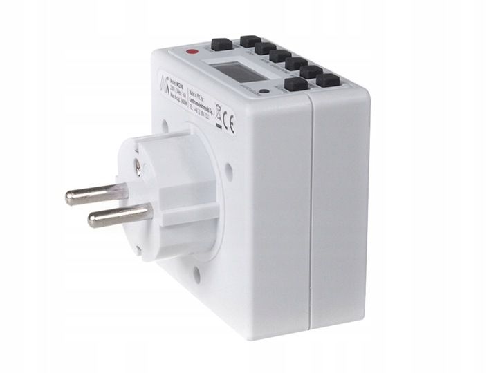 WYLACZNIK WŁĄCZNIK BOJLER PROGRAMATOR CZASOWY CYFROWY TIMER MOCNY 16A 3600W zdjęcie 3