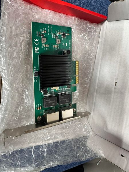 Karta sieciowa Pcie X4 2-port zdjęcie 3