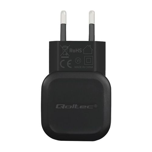 Qoltec Ładowarka sieciowa 5V | 2.4A | 12W | USB + kabel Micro USB na Arena.pl