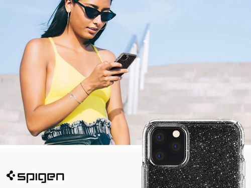 Etui Spigen Liquid Crystal Glitter do Apple iPhone 11 Pro Crystal Quartz na Arena.pl