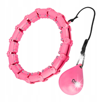 Hula Hop Z Wypustkami i Obciążeniem Do Ćwiczeń Regulowany 25-43 cm