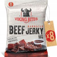 Suszona Wołowina VIKING BITES Beef Jerky BARBECUE 400g (8 x 50 g)