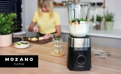 BLENDER KIELICHOWY SZKLANY MŁYNEK 2 BIDONY MOCNY 2700W TURBO 2,2L na Arena.pl