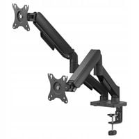 Uchwyt biurkowy na 2 monitory 17-32'' regulowany uniwersalny biurkowy 9kg