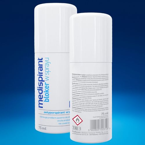 Medispirant Bloker w sprayu ochrona przed nadmiernym poceniem 75 ml na Arena.pl