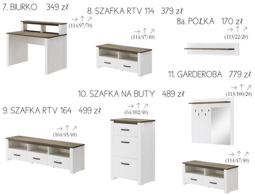 Witryna 114, Kolekcja ASPEN na Arena.pl