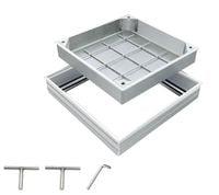 Pokrywa włazu aluminiowa 30x30 cm Natotela EN124 A15 kwadratowa
