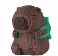 Zestaw Klocków Klocki Kapibara Z Żółwiem Żółw Do Zbudowania 3620 el. MEGA