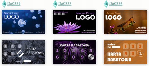 Karty stałego klienta RABATOWE 120 szt TWOJE LOGO nazwa firmy OCEANARIUM na Arena.pl