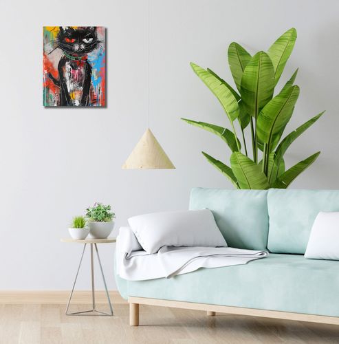 Obraz 30x40cm Gburowaty Kiciak na Arena.pl