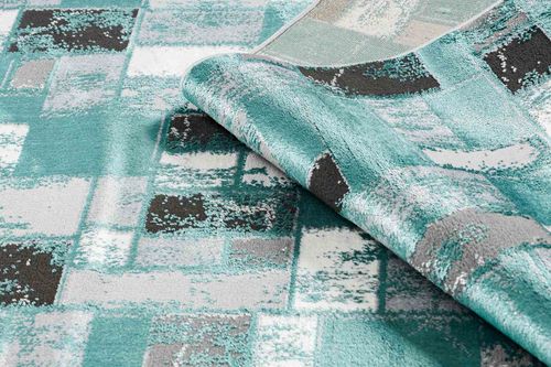 RUG/LU/WELLI/GEOMETRIC3/GREEN+ANTHRACITE/120x170 na Arena.pl