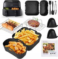 AKCESORIA DO PHILIPS AIRFRYER DUAL BASKET – ruszt, szczypce, formy