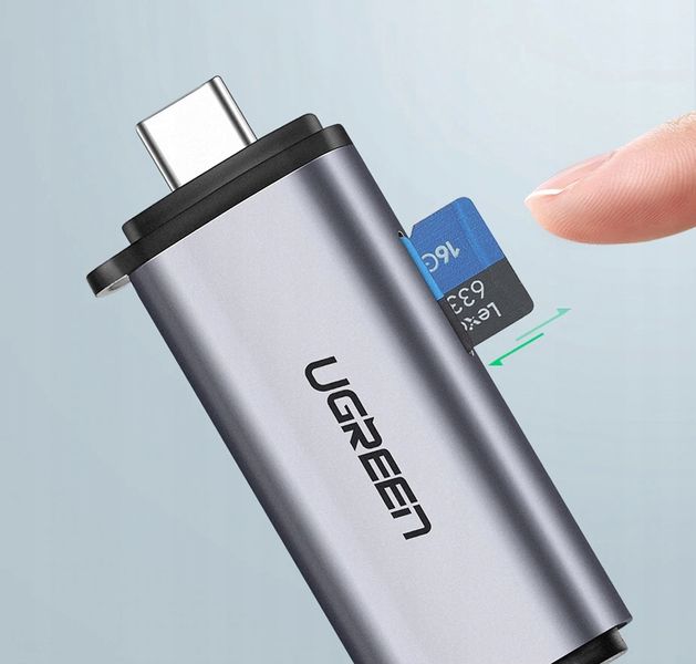 Ugreen Czytnik Kart Sd / Micro Na Usb / Usb-C 3.0 zdjęcie 6