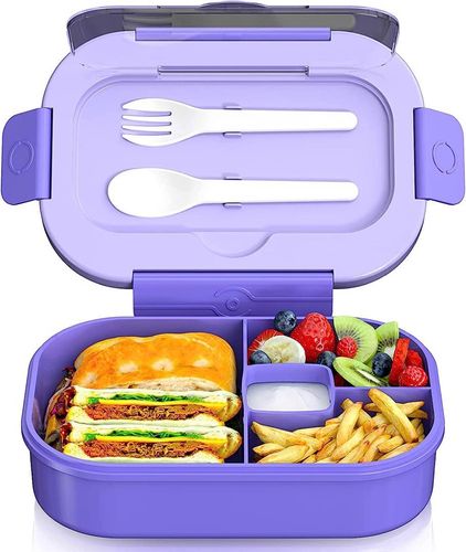 Lunchbox 4 przegródki 1300ML Fiolet na Arena.pl
