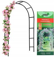 PERGOLA OGRODOWA ŁUK NA RÓŻE KWIATY 240cm + KOTWY