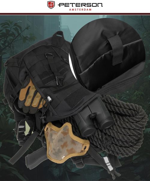 plecak ptn bl075-8076 black zdjęcie 5