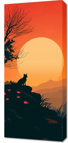 Obraz 40x90cm Kocie Wzgórze zdjęcie 1