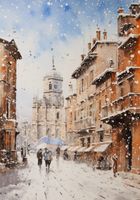 Plakat 70x100cm Urok Starych Miast