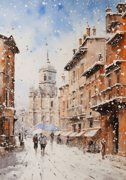 Plakat 70x100cm Urok Starych Miast zdjęcie 1
