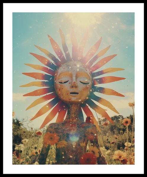 Plakat 40x50cm Słoneczna Medytacja zdjęcie 3