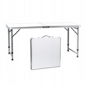 Stolik turystyczny stół składany ogrodowy walizka z uchwytem 120x60cm