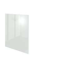 AMIGA KU-FDK Bok kończący do szafki stojącej fronty akryl biały połysk