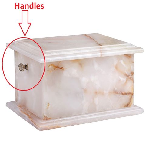 Urna na prochy z naturalnego kamienia / Plakietka na Arena.pl