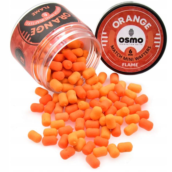 Osmo MATCH Mini WAFTERS - ORANGE FLAME przynęta 6 mm zdjęcie 1