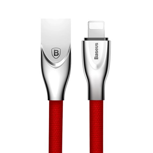 Kabel USB lightning Iphone Baseus Zinc 100cm 2A QC czerwony na Arena.pl