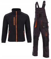 Ogrodniczki ROBOCZE + POLAR UBRANIE KOMPLET BHP M