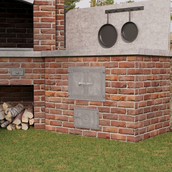 DRZWICZKI ŻELIWNE PIECOWE DO WĘDZARNI PIECA 48x33 zdjęcie 7