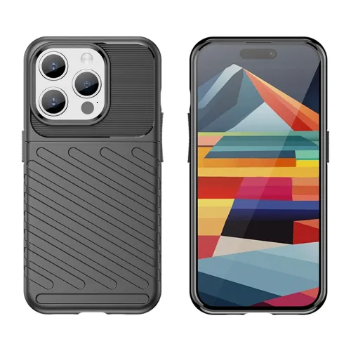 pancerne etui iphone 15 pro thunder case - niebieskie na Arena.pl