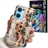 ETUI DO OPPO FIND X5 LITE - SŁONECZNIK KWIATY DLA KOBIET PLECKI + FOLIA