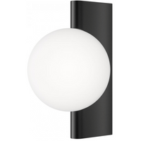 Kulisty kinkiet ścienny Awangarda MOD324WL-01B kula biała czarna