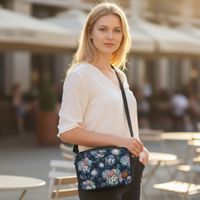 Torebka Damska Kwiaty - Kobieca Torebka Prostokątna