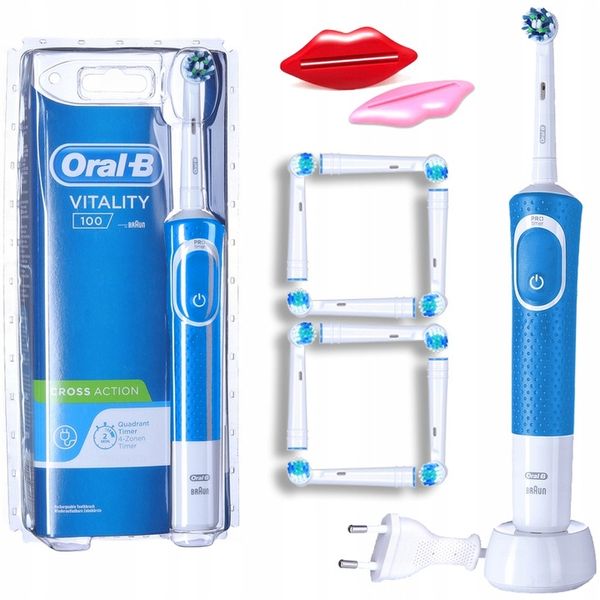 Szczoteczka Elektryczna ORAL-B Vitality 100 ZESTAW Niebieska zdjęcie 11