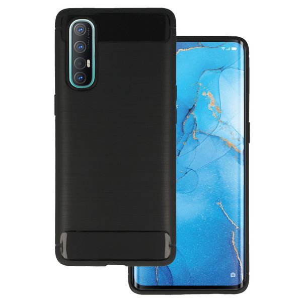 Back Case CARBON do OPPO RENO3 PRO 5G Czarny zdjęcie 1