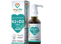 MyVita Witamina K2 100 mcg + D3 4000IU Forte EU - krople 30ml