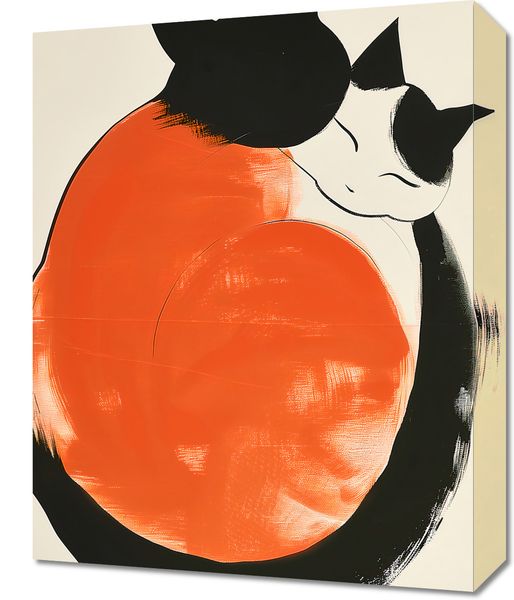 Obraz 40x50cm Yin i Yang Kotów zdjęcie 1