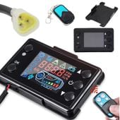 panel lcd z pilotem do ogrzewania 12v