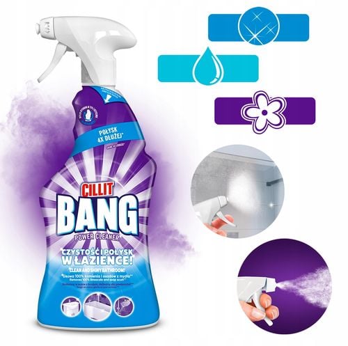 cillit bang power cleaner czystość i połysk w łazience 750ml spray na Arena.pl
