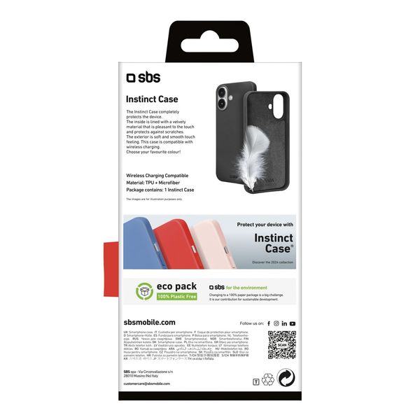 Etui pokrowiec na iPhone 16 Plus Instinct - czarny zdjęcie 3