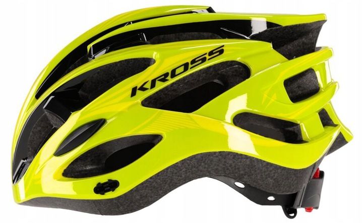 Kask rowerowy Kross LAKI 008LGR limonkowy 58-61 cm L zdjęcie 6