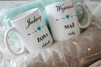 Prezent na rocznicę ślubu Ręczniki z haftem kubki personalizowane