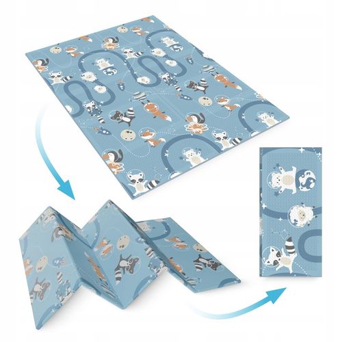 MATA EDUKACYJNA DLA NIEMOWLĄT PIANKOWA DWUSTRONNA DLA DZIECI XPE 180x150cm na Arena.pl